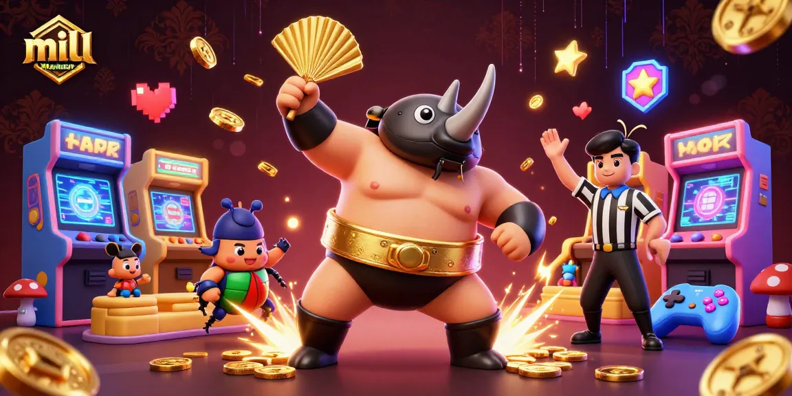 Experience thrilling gameplay with milhaven in a vibrant, dynamic casino scene featuring exciting game elements and characters.