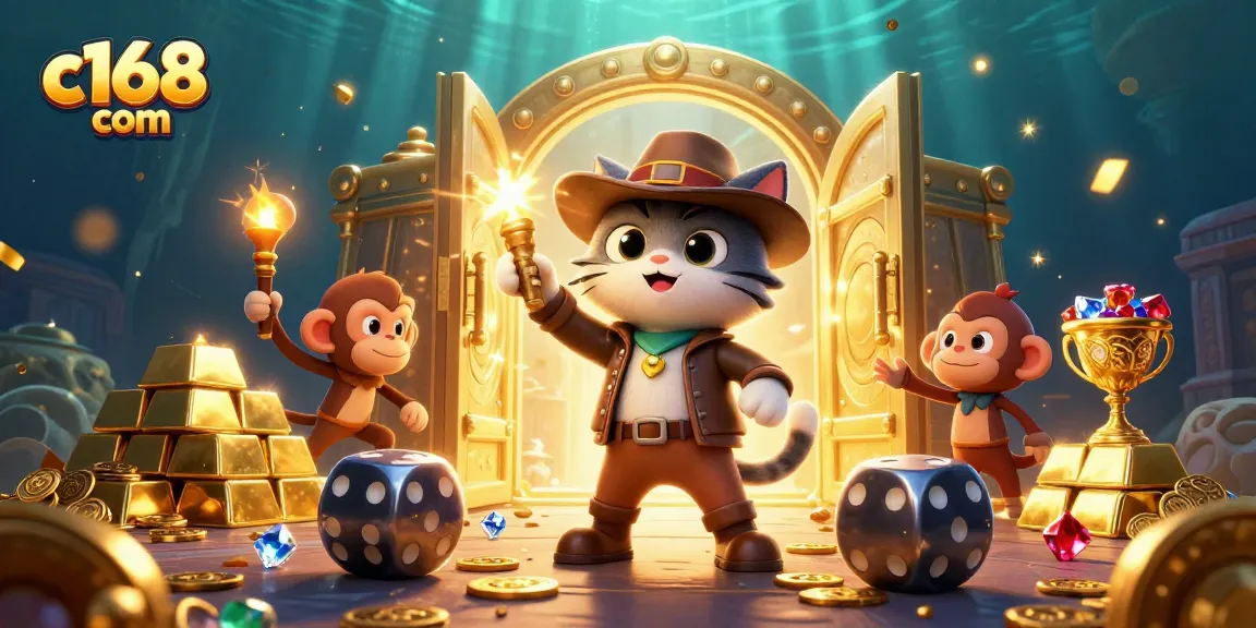 Play exciting casino games at c168 com, featuring dynamic gold treasures and a thrilling discovery.