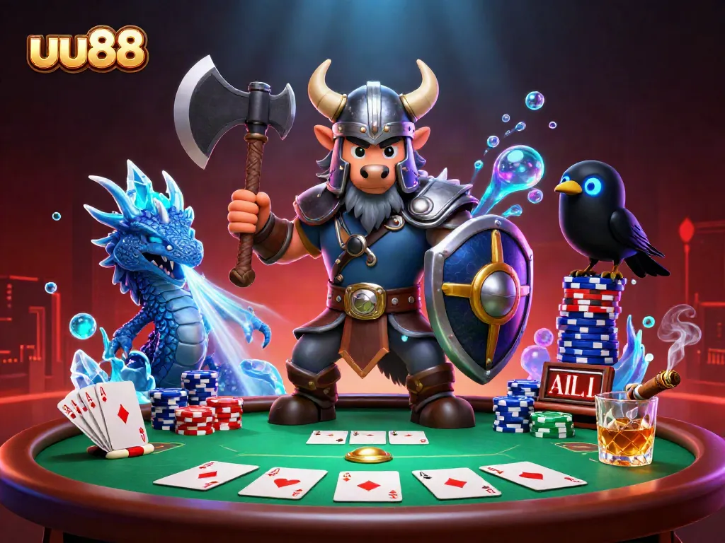 Experience the excitement at uu88 with a dynamic casino scene blending action and strategy.