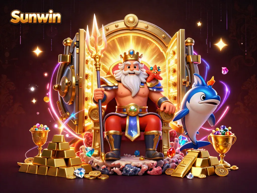 Experience the thrill of Sunwin's vibrant online casino world filled with treasure and excitement.