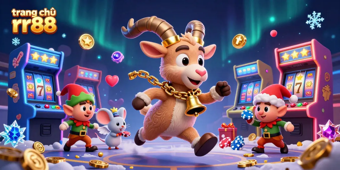Experience the thrill at trang chủ rr88 with vibrant 3D gaming elements and playful characters.