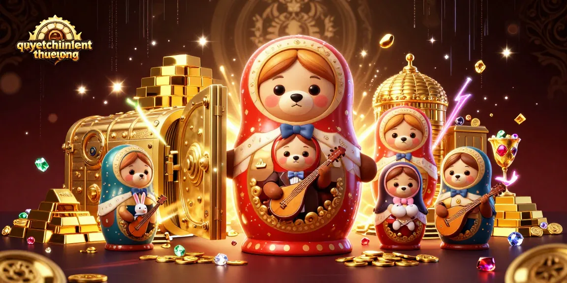 Engage in thrilling gameplay with quyetchientienthuong as bears unveil casino surprises amid dazzling treasures.