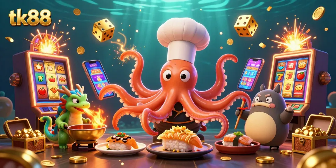 Experience thrilling wins at tk88 with colorful characters and jackpot excitement!