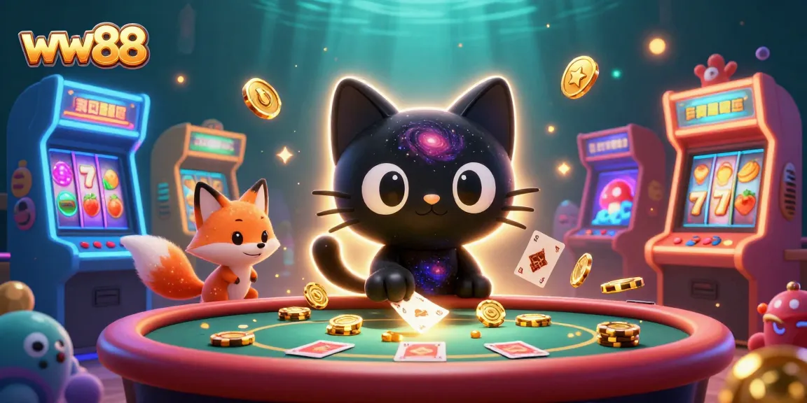 Experience thrilling gaming at ww88 with an engaging cosmic casino scene full of vibrant colors.