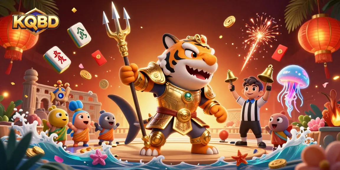 KQBD reveals real-time soccer scores with an engaging underwater festival illustration