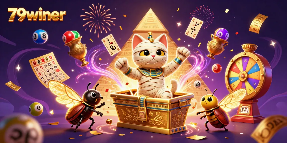 79winer showcases a thrilling 3D gambling adventure with vibrant lottery elements and casino excitement.