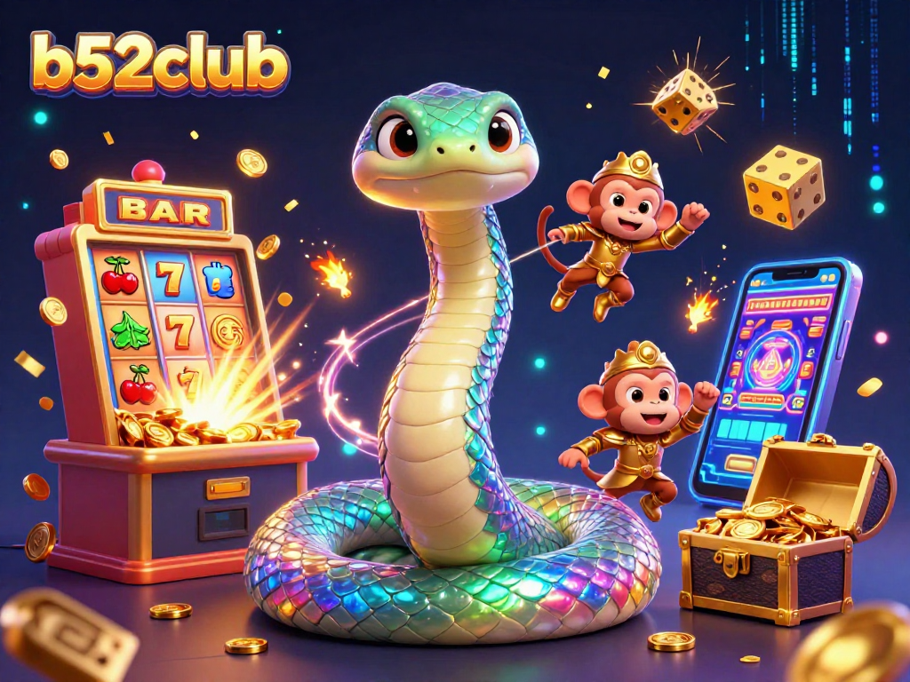 b52club brings excitement with vibrant slot machines, golden treasures, and magical casino elements.
