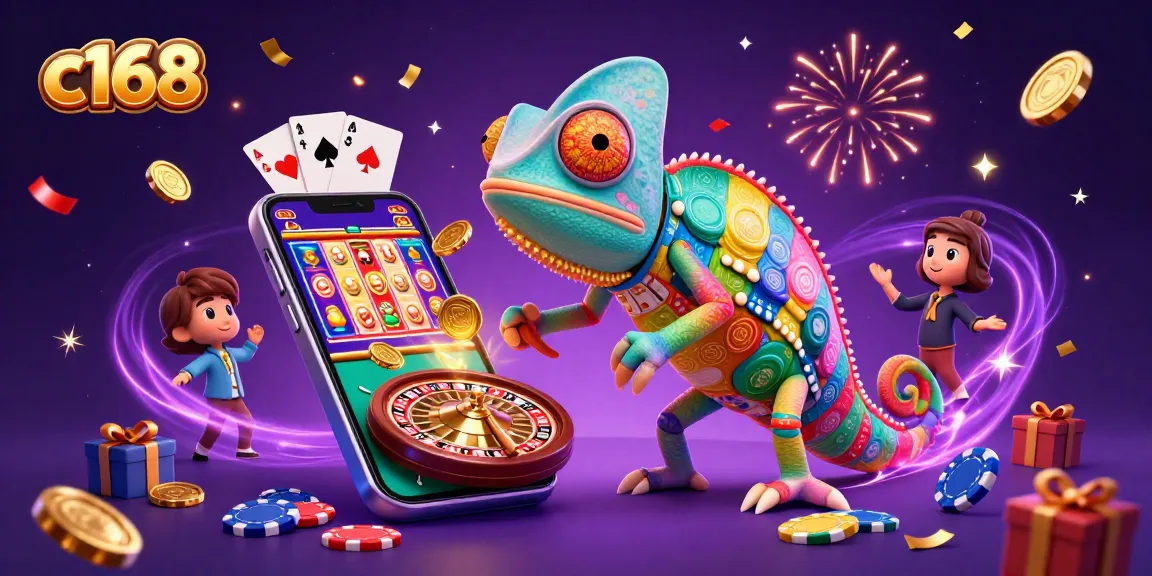 c168 chameleon casino owner engages players with dynamic gaming elements and vibrant visuals