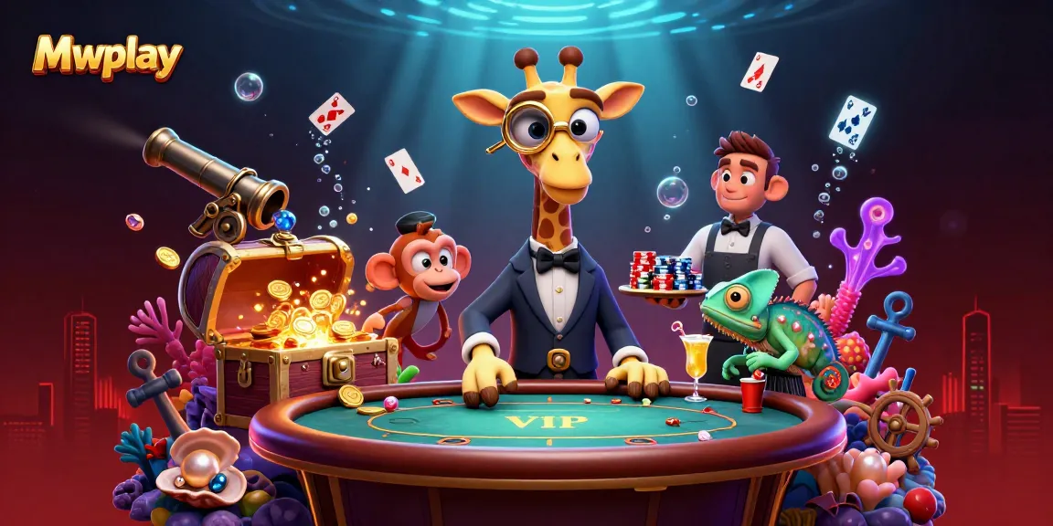 Experience vibrant gameplay at Mwplay with a high-roller giraffe and lively casino elements.