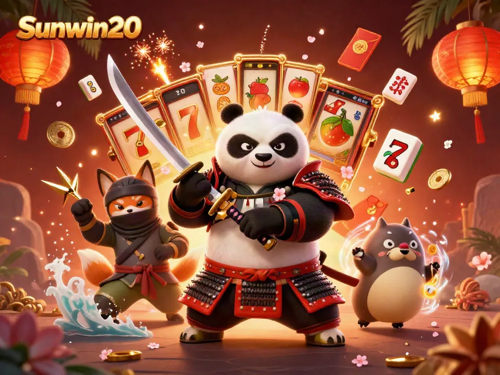 Experience the excitement of Sunwin20 with vibrant characters and dynamic gaming elements.