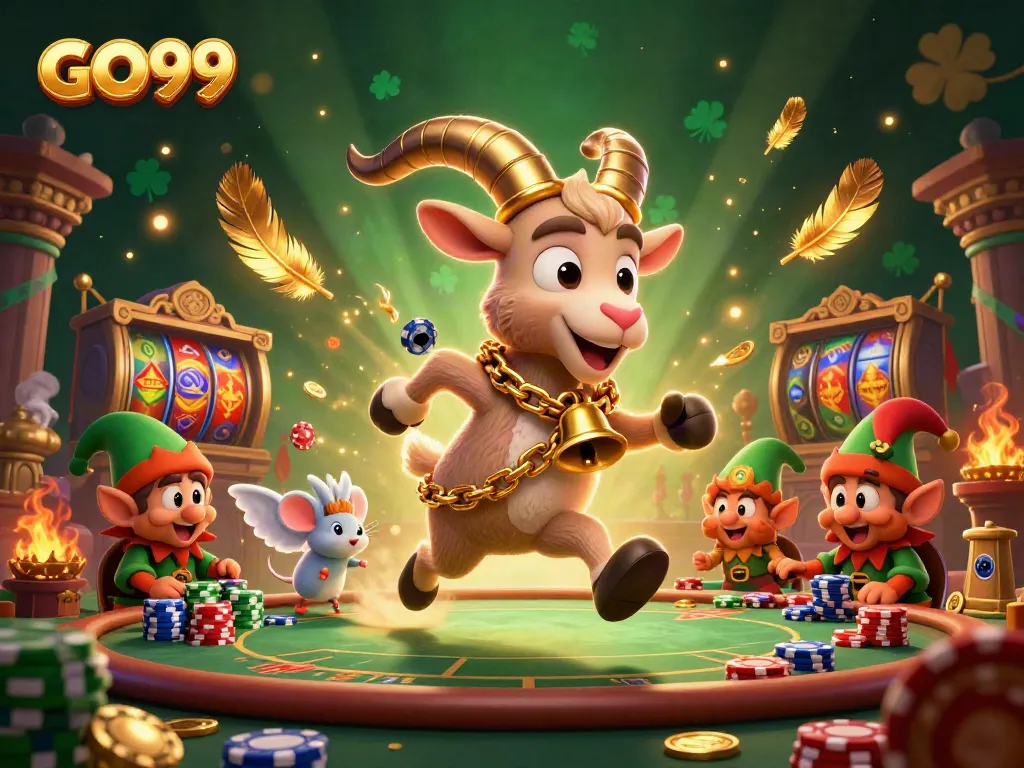 Join the fun at GO99 casino with wins alongside Krampus and mischievous gremlins stealing chips!