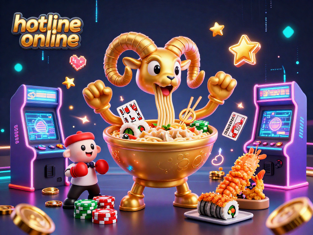 Engage with the colorful action in hotline online as playful characters deal cards and handle chips.