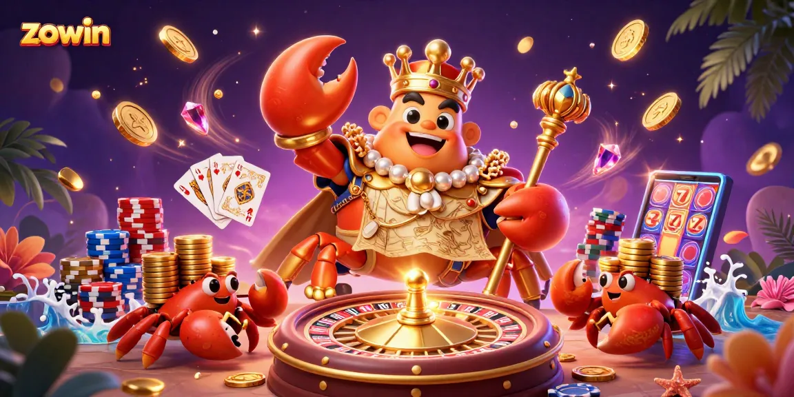Experience captivating adventures with Zowin, featuring rich treasures, game elements, and a vibrant casino atmosphere.