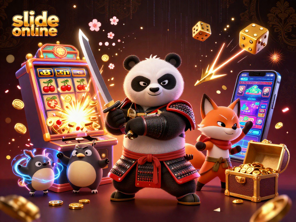 Experience the thrill of slide online with exciting characters and vibrant casino game elements!