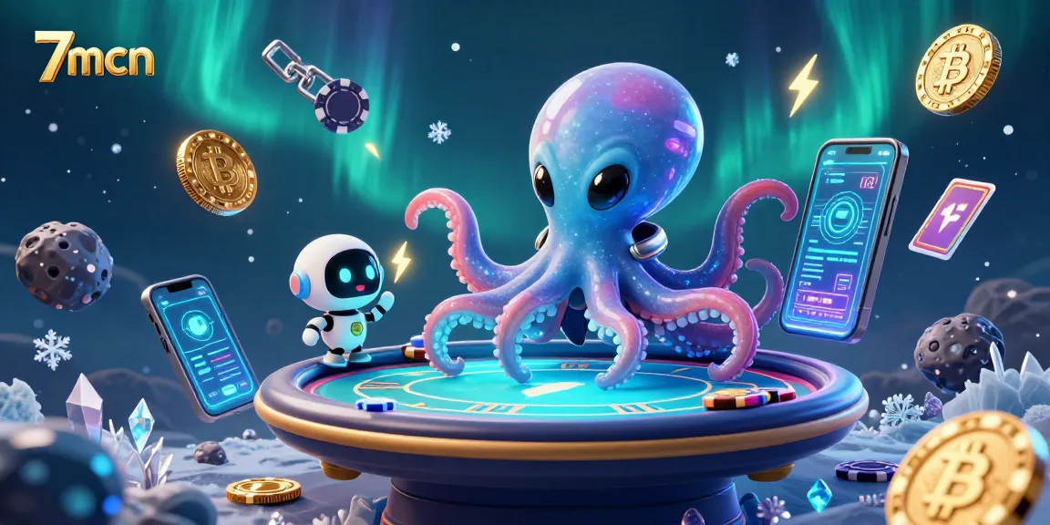 Engage with the vibrant creativity of 7mcn that blends alien culture and poker.