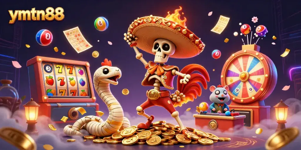 Experience the thrill of slots and jackpots with ymtn88's vibrant casino scene.