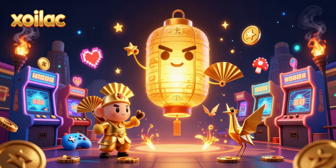 Xoilac platform showcases vibrant online gambling experience with dynamic casino elements and captivating characters.