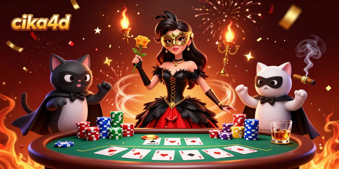 Engage in thrilling gaming experiences with cika4d's vibrant casino atmosphere filled with poker excitement.
