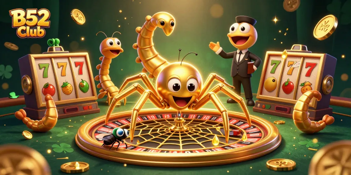 Experience the excitement of betting at B52 Club with a thrilling casino-themed illustration.