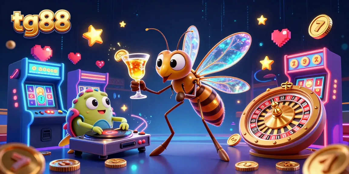 Engage with tg88 and spin the golden roulette wheel in a vibrant casino-themed 3D illustration.