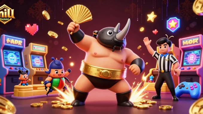 Experience thrilling gameplay with milhaven in a vibrant, dynamic casino scene featuring exciting game elements and characters.