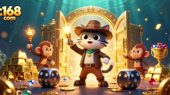 Play exciting casino games at c168 com, featuring dynamic gold treasures and a thrilling discovery.