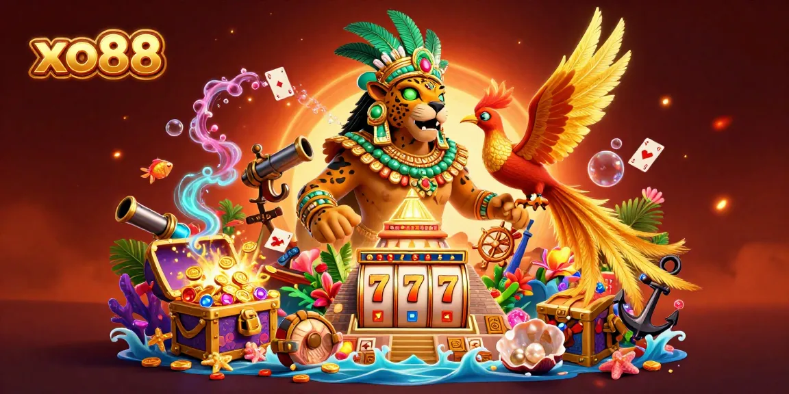 Engage with thrilling games at xo88, featuring dynamic slot elements and captivating Mayan themes.