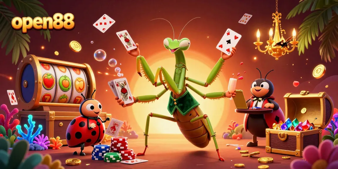 experience the thrill of open88 with a lively 3D casino scene filled with games and rewards