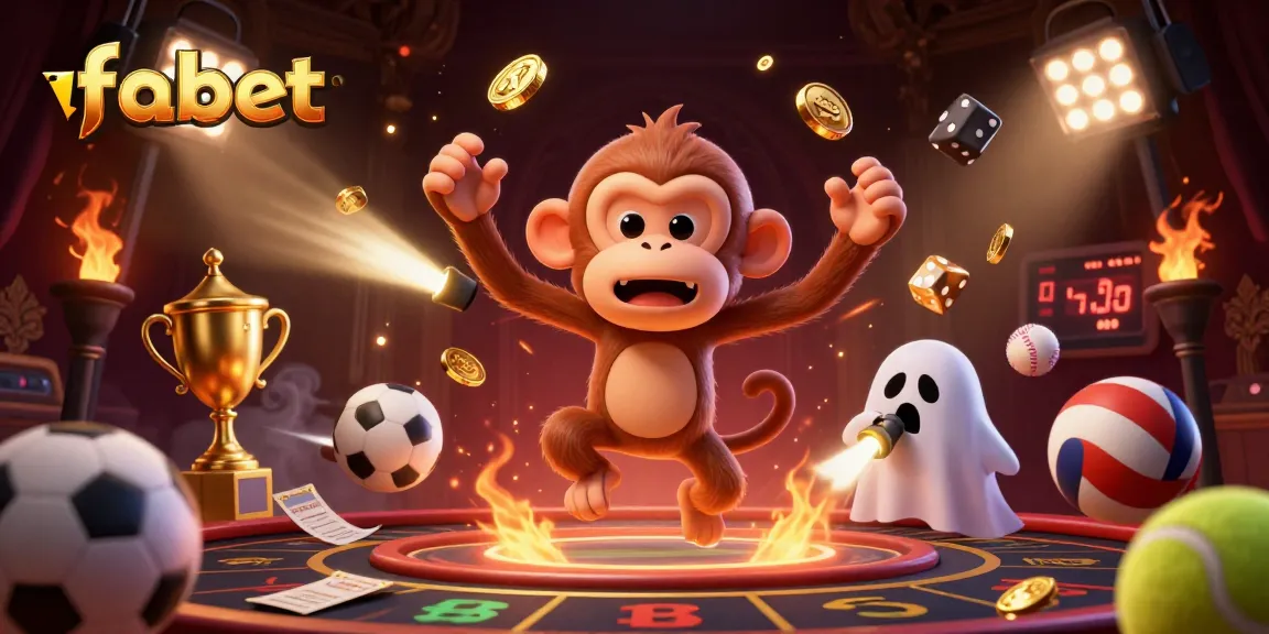 Experience the thrill of betting with fabet through a dynamic gaming scene filled with action.