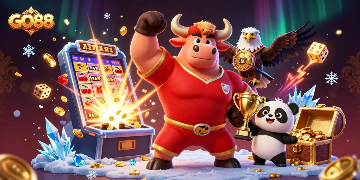 Experience the thrilling GO88 casino with a vibrant winning atmosphere showcasing games and excitement.