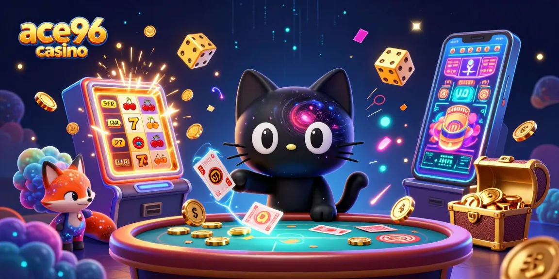 Experience the excitement of ace96 casino with captivating gameplay and golden rewards in a lively scene