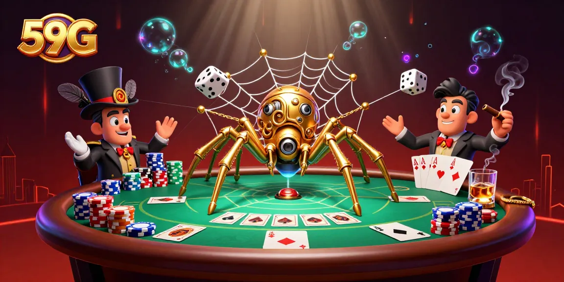 Engage with the thrilling 59G gaming experience featuring vibrant casino elements
