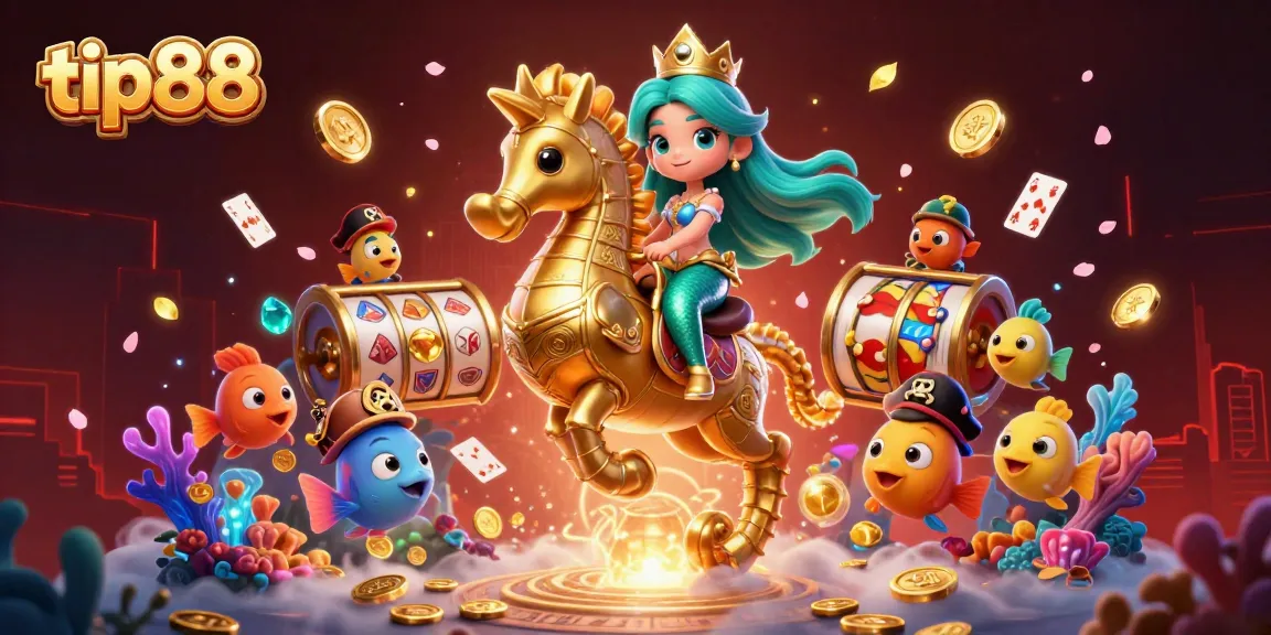 Experience exciting gameplay at tip88 with vibrant slots amid enchanting underwater elements.