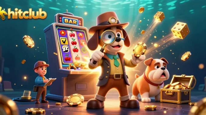 Experience hitclub's vibrant gaming world with detectives, jackpots, and casino excitement.