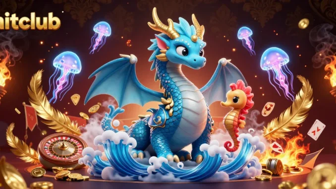 Hitclub players enjoy thrilling adventures with colorful characters in an immersive live casino scene.