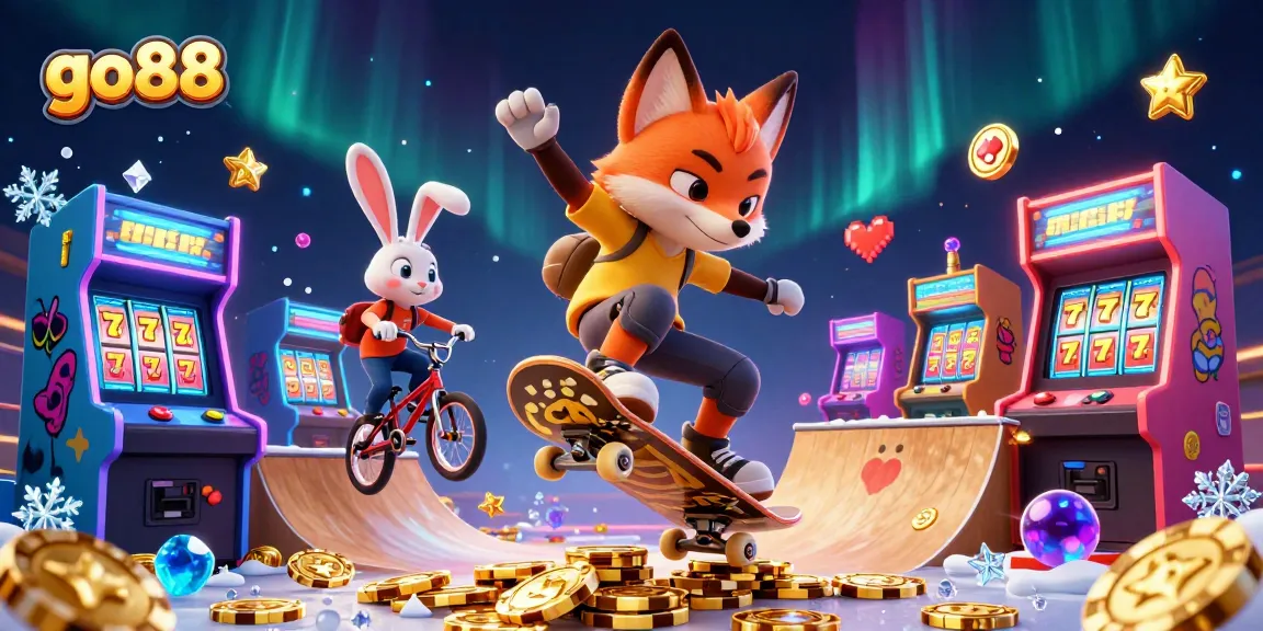 Engage in thrilling gaming with go88's colorful characters and dynamic casino elements.
