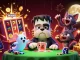 U31 showcases a lively scene with a cartoon bulldog dealer, ghost mouse, and a golden moon werewolf, surrounded by dynamic casino elements.