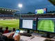 Live World cup - Cabong TV in an exciting stadium scene with betting predictions and match odds on display.