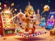 Experience thrilling wins with MAN88 in an exciting 3D casino scene bursting with energy!