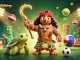 Engage with mygamefishing through dynamic sports betting action featuring a majestic demigod and adorable turtle.