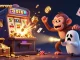 Bancathanrong's vibrant casino scene showcases a playful poltergeist monkey juggling golden gaming elements in a haunted setting.