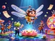 Experience the thrill of an online casino with vibrant characters and dynamic game elements.