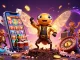 Experience thrilling gaming action with OPEN88 as the cicada rock star takes center stage in a vibrant casino.