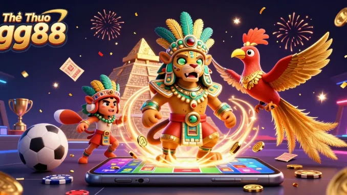 Engage in thrilling bets at Thể Thao gg88, showcasing vibrant sports elements, and dynamic betting moments.