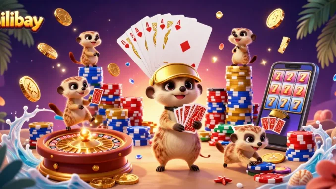Join Jilibay's lively meerkat casino, where cash flows and excitement abounds amidst dynamic gameplay!