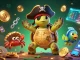 Engage with Ku88's thrilling casino experience through this vibrant illustration of a pirate turtle and friends.