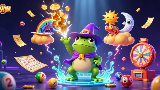 Experience LLWIN's thrilling casino adventure with vibrant 3D characters amidst dynamic gaming elements.