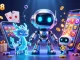 Engage in thrilling entertainment with QQ88 featuring a dynamic casino scene packed with games and vibrant characters.
